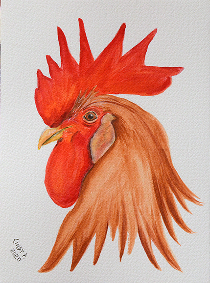 The Caramel Rooster – Cindy Porter Artist